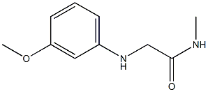2-[(3-methoxyphenyl)amino]-N-methylacetamide|