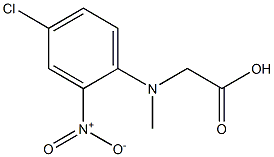 2-[(4-chloro-2-nitrophenyl)(methyl)amino]acetic acid 结构式