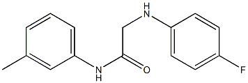 2-[(4-fluorophenyl)amino]-N-(3-methylphenyl)acetamide