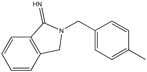 2-[(4-methylphenyl)methyl]-2,3-dihydro-1H-isoindol-1-imine Struktur
