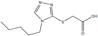 2-[(4-pentyl-4H-1,2,4-triazol-3-yl)sulfanyl]acetic acid