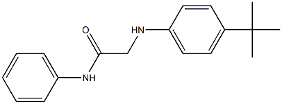 2-[(4-tert-butylphenyl)amino]-N-phenylacetamide Structure