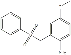 2-[(benzenesulfonyl)methyl]-4-methoxyaniline