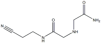  2-[(carbamoylmethyl)amino]-N-(2-cyanoethyl)acetamide