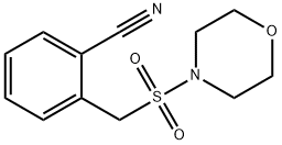 2-[(morpholine-4-sulfonyl)methyl]benzonitrile, 872108-14-0, 结构式