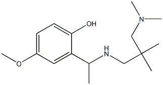 2-[1-({2-[(dimethylamino)methyl]-2-methylpropyl}amino)ethyl]-4-methoxyphenol|