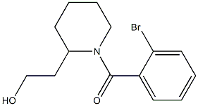 2-[1-(2-bromobenzoyl)piperidin-2-yl]ethanol Structure