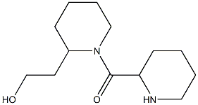 2-[1-(piperidin-2-ylcarbonyl)piperidin-2-yl]ethan-1-ol Struktur