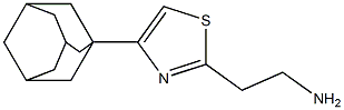 2-[4-(1-adamantyl)-1,3-thiazol-2-yl]ethanamine Structure