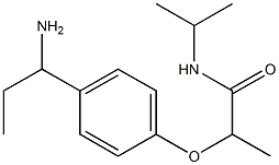  2-[4-(1-aminopropyl)phenoxy]-N-(propan-2-yl)propanamide