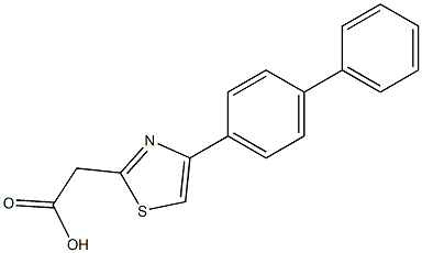2-[4-(4-phenylphenyl)-1,3-thiazol-2-yl]acetic acid