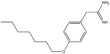 2-[4-(heptyloxy)phenyl]ethanimidamide