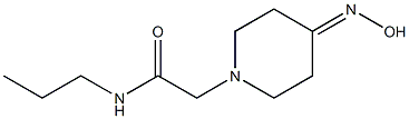 2-[4-(hydroxyimino)piperidin-1-yl]-N-propylacetamide