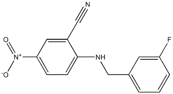 2-{[(3-fluorophenyl)methyl]amino}-5-nitrobenzonitrile