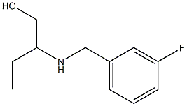 2-{[(3-fluorophenyl)methyl]amino}butan-1-ol Structure