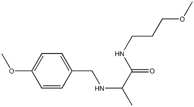 2-{[(4-methoxyphenyl)methyl]amino}-N-(3-methoxypropyl)propanamide
