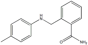 2-{[(4-methylphenyl)amino]methyl}benzamide Structure