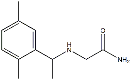 2-{[1-(2,5-dimethylphenyl)ethyl]amino}acetamide