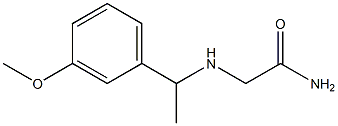 2-{[1-(3-methoxyphenyl)ethyl]amino}acetamide|