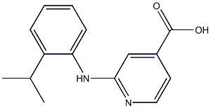 2-{[2-(propan-2-yl)phenyl]amino}pyridine-4-carboxylic acid