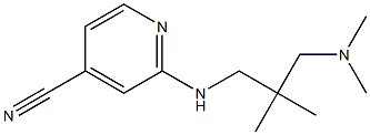 2-{[3-(dimethylamino)-2,2-dimethylpropyl]amino}isonicotinonitrile