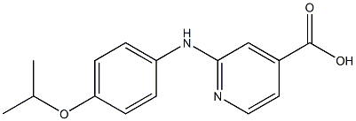 2-{[4-(propan-2-yloxy)phenyl]amino}pyridine-4-carboxylic acid