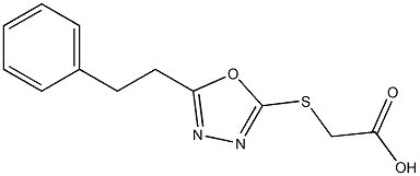 2-{[5-(2-phenylethyl)-1,3,4-oxadiazol-2-yl]sulfanyl}acetic acid