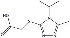 2-{[5-methyl-4-(propan-2-yl)-4H-1,2,4-triazol-3-yl]sulfanyl}acetic acid