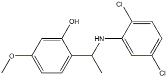  2-{1-[(2,5-dichlorophenyl)amino]ethyl}-5-methoxyphenol