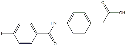 2-{4-[(4-iodobenzene)amido]phenyl}acetic acid|