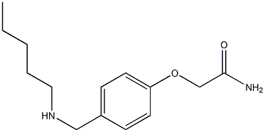 2-{4-[(pentylamino)methyl]phenoxy}acetamide