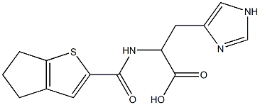 2-{4H,5H,6H-cyclopenta[b]thiophen-2-ylformamido}-3-(1H-imidazol-4-yl)propanoic acid