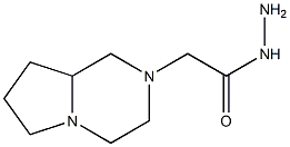 2-{octahydropyrrolo[1,2-a]piperazin-2-yl}acetohydrazide Struktur