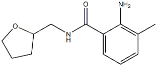 2-amino-3-methyl-N-(tetrahydrofuran-2-ylmethyl)benzamide Structure