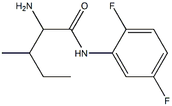  2-amino-N-(2,5-difluorophenyl)-3-methylpentanamide