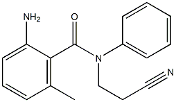  2-amino-N-(2-cyanoethyl)-6-methyl-N-phenylbenzamide