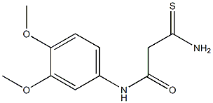 2-carbamothioyl-N-(3,4-dimethoxyphenyl)acetamide