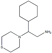 2-cyclohexyl-2-(thiomorpholin-4-yl)ethan-1-amine