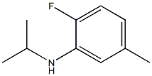 2-fluoro-5-methyl-N-(propan-2-yl)aniline Struktur