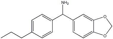 2H-1,3-benzodioxol-5-yl(4-propylphenyl)methanamine