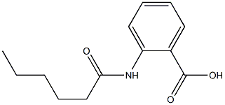 2-hexanamidobenzoic acid 结构式