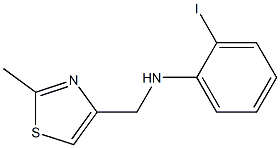 2-iodo-N-[(2-methyl-1,3-thiazol-4-yl)methyl]aniline