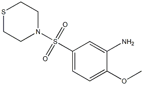 2-methoxy-5-(thiomorpholine-4-sulfonyl)aniline