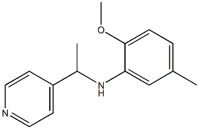 2-methoxy-5-methyl-N-[1-(pyridin-4-yl)ethyl]aniline