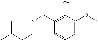 2-methoxy-6-{[(3-methylbutyl)amino]methyl}phenol Structure