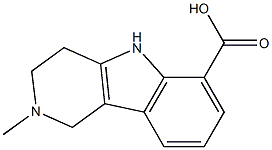 2-methyl-1H,2H,3H,4H,5H-pyrido[4,3-b]indole-6-carboxylic acid Structure