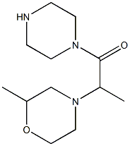 2-methyl-4-(1-methyl-2-oxo-2-piperazin-1-ylethyl)morpholine|