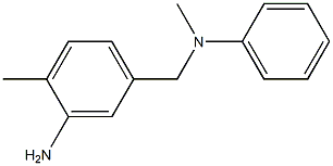 2-methyl-5-{[methyl(phenyl)amino]methyl}aniline 结构式