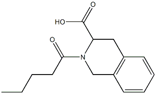 2-pentanoyl-1,2,3,4-tetrahydroisoquinoline-3-carboxylic acid