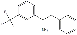 2-phenyl-1-[3-(trifluoromethyl)phenyl]ethan-1-amine Structure